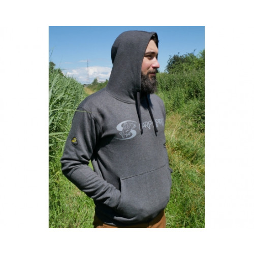 Суичър Carp Spirit Hoodie Charcoal_Carp Spirit