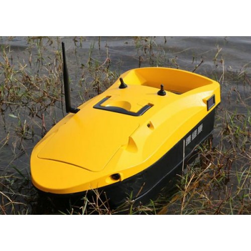 Лодка за захранка Devict bait boat  + безчеткови мотори +литиеви батерии +  безплатна чанта цвят жълт_DEVICT