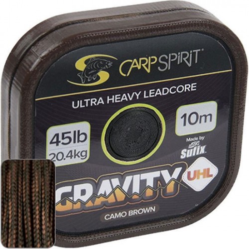 Леадкор кафяв Carp Spirit Gravity Uhl Ultra Heavy Lead Core Camo Brown_Carp Spirit