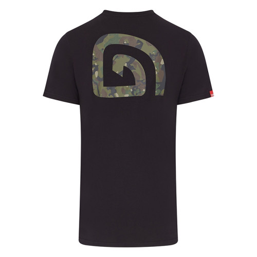 Тениска Trakker CR Logo T-Shirt Black Camo_Trakker