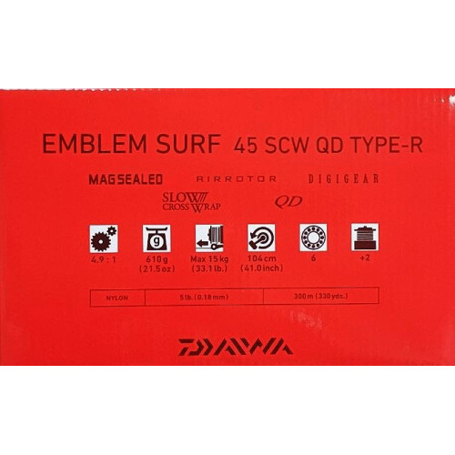 Макара DAIWA 23 EMBLEM SURF 45 SCW QD TYPE-R_Daiwa