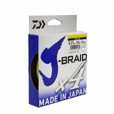 Плетено Влакно Daiwa J-BRAID X4 - 135м / жълто