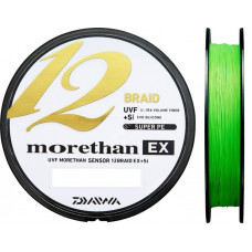 Плетено влакно Daiwa MORETHAN 12 BRAID EX+SI LIME GREEN (зелено) - 300m