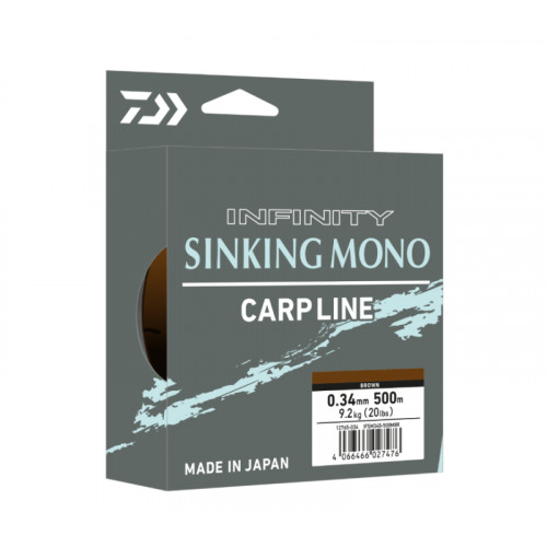 Монофилно влакно DAIWA INFNITY Sinking Mono Brown/Olive - 500m_Daiwa