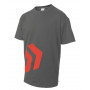 Тениска DAIWA DVEC ANGLED T-SHIRT - Сиво-червена_Daiwa