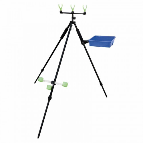 Алуминиев телескопичен трипод за сърф риболов Lineaeffe + табла за стръв_Lineaeffe