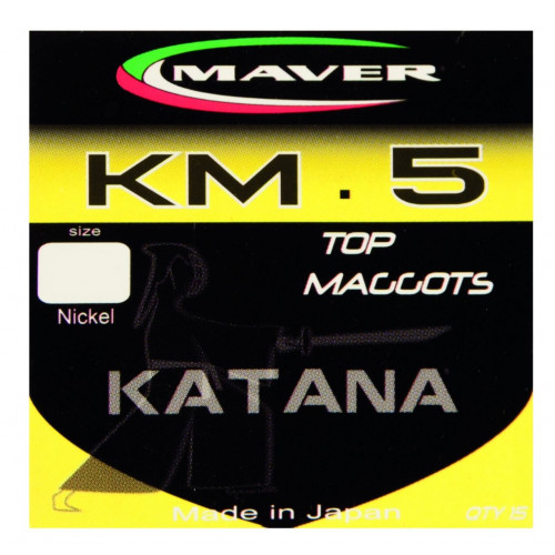 Куки Maver Katana TOP MAGGOTS - серия KM05_Maver
