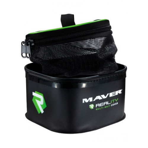 Сет EVA футер и мрежест контейнер за пелети - Maver Reality Multi Bait Cover 18x18x10cm_Maver