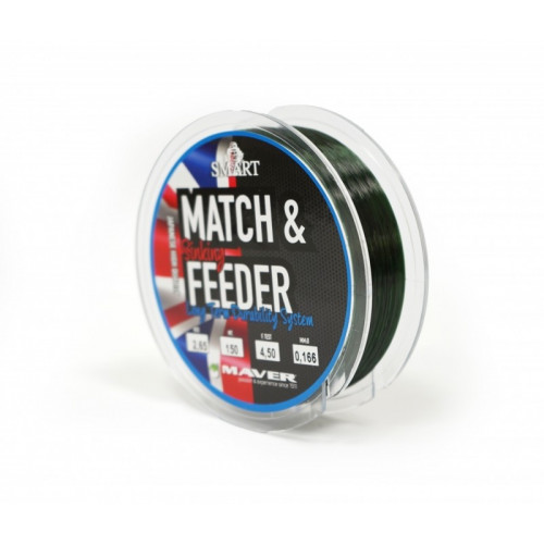 Монофилно влакно Maver MATCH & FEEDER SINKING - 150 метра - потъващо_Maver
