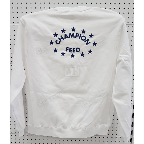 Суитшърт - CHAMPION FEED Sweatshirt White_Champion Feed