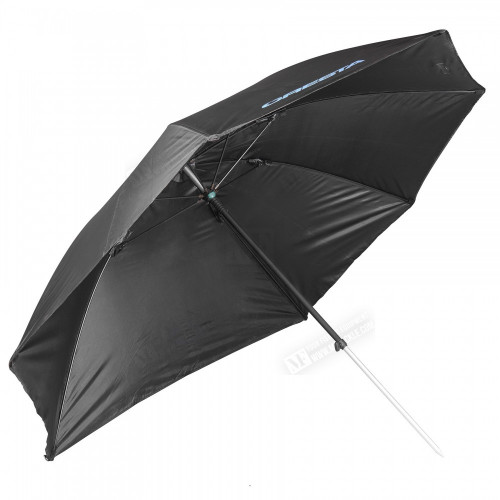Чадър - CRESTA Flat Side Feeder Umbrella Black 125cm_CRESTA