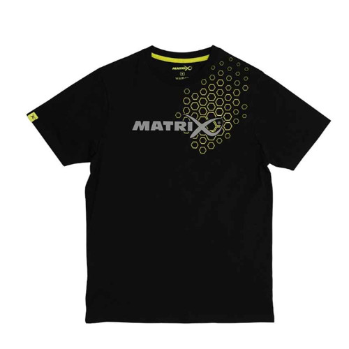 Тениска - MATRIX Hex Print T-Shirt Black_Matrix