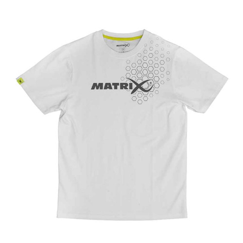 Тениска - MATRIX Hex Print T-Shirt White_Matrix