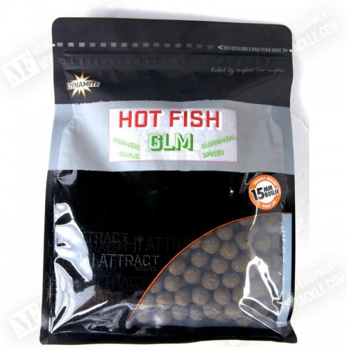 Протеинови топчета - DYNAMITE BAITS Hot Fish and GLM Boilie 1kg_Dynamite Baits