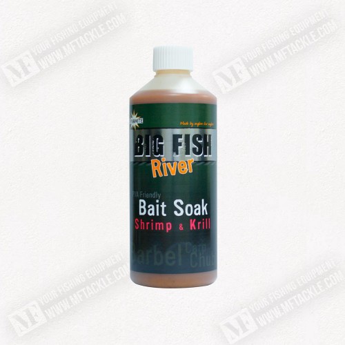 Течен ароматизатор - DYNAMITE BAITS Big Fish River Bait Soak – Shrimp and Krill 500ml_Dynamite Baits