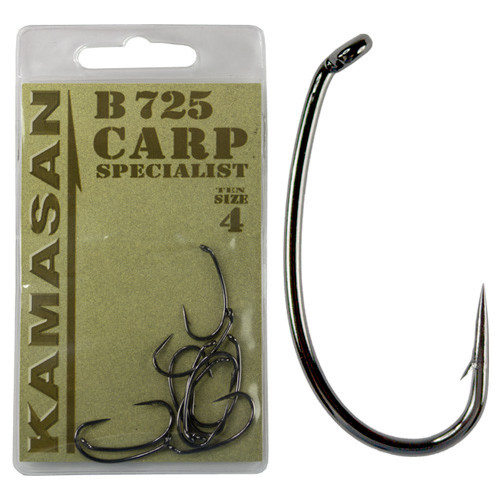 Куки шаранджийски - KAMASAN B725 Carp Specialist_KAMASAN