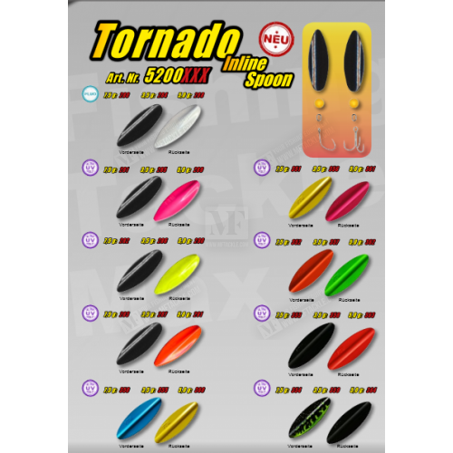 Проходна клатушка - FTM Tornado UV Color Inline Spoon 7.5g_FTM