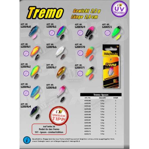 Клатушка - FTM Tremo Spoon 2.3g_FTM