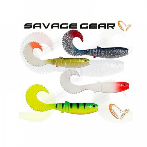 Силиконова примамка - SAVAGE GEAR LB Cannibal Curltail 12.5cm 10g_Savage Gear
