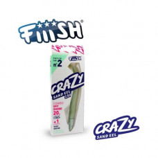 Силиконова примамка - FIIISH Crazy Sand Eel No2 Combo Jig Head 20g