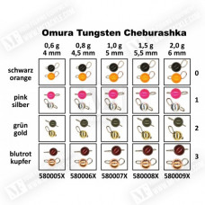Волфрамова тежест - FTM Omura Tungsten Cheburashka 0.6g