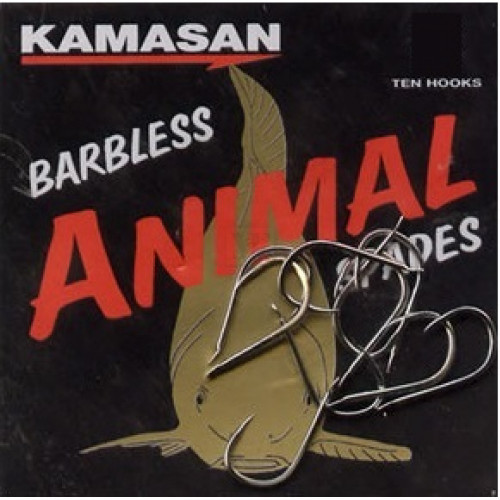 Куки единични, без контра - KAMASAN Animal Barbless_KAMASAN
