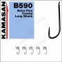 Куки единични - KAMASAN B590 Extra Fine Crystal Long Shank Barbed_KAMASAN
