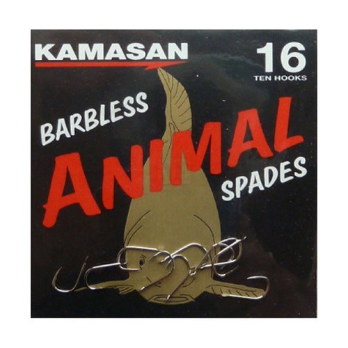 Куки единични, без контра - KAMASAN Animal Barbless_KAMASAN