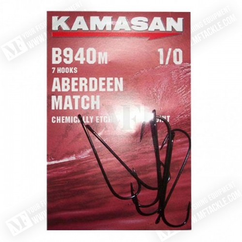 Куки единични - морска - KAMASAN B940m Aberdeen Match Sea Hooks_KAMASAN