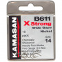 Куки единични - KAMASAN B611 X Strong Wide Gape Nickel_KAMASAN