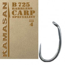 Куки шаранджийски без контра - KAMASAN B725 Carp Specialist Barbless