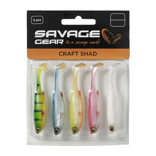 Силиконови примамки - SAVAGE GEAR Craft Shad 8.8cm 4.2g Dark Water Mix - 5pcs_Savage Gear