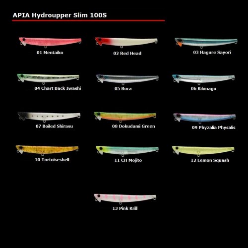 Воблер - APIA Hydroupper Slim 100S 10g_Apia