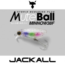 Воблер - JACKALL Mute Ball Minnow 38F 38mm 2.7g Floating