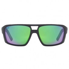 Очила - HOBIE El Matador Sunglasses Satin Black - Copper with Sea Green Mirror
