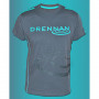 Тениска - DRENNAN T-Shirt Grey Aqua_Drennan