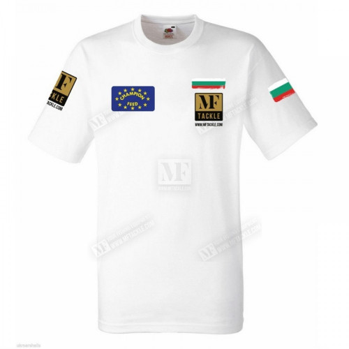 Тениска - MF T-Shirt White Float and Feeder 2021_MF