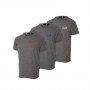 Тениска - DAIWA DVEC T-Shirt Light Grey & White_Daiwa