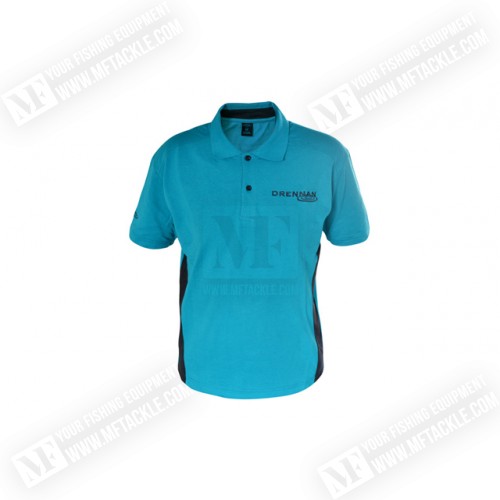 Тениска с яка - DRENNAN Aqua Polo Shirt_Drennan