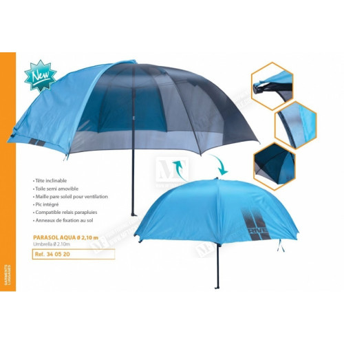 Чадър - RIVE Umbrella 2.10m AQUA_Rive