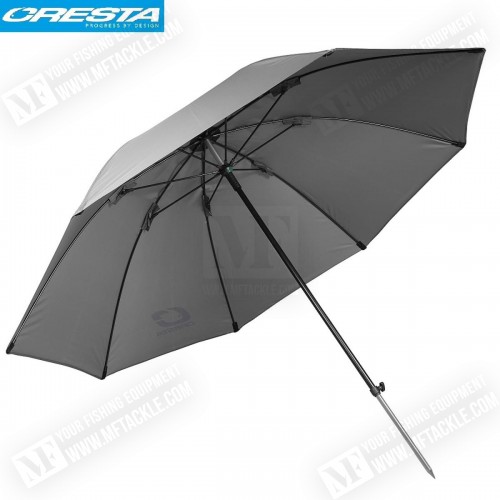 Чадър - CRESTA Solith Long Pole Umbrella Grey_CRESTA