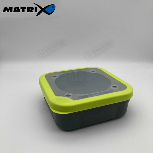 Кутия за стръв - MATRIX Bait Boxes Grey/Lime 2.2pt Solid Top_Matrix