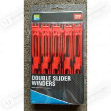 Совалки за такъми - PRESTON Double Slider WInders 18cm Red