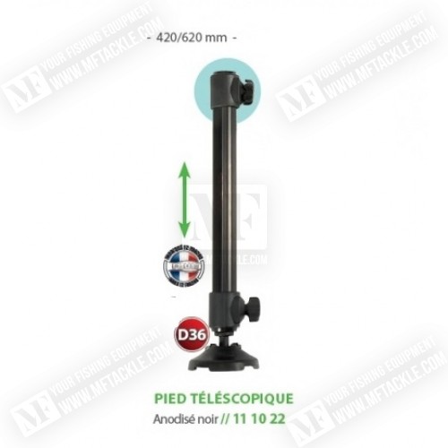 Крак за платформа и прикачни - RIVE OPEN D36 Leg Telescopic Black 420/620mm_Rive