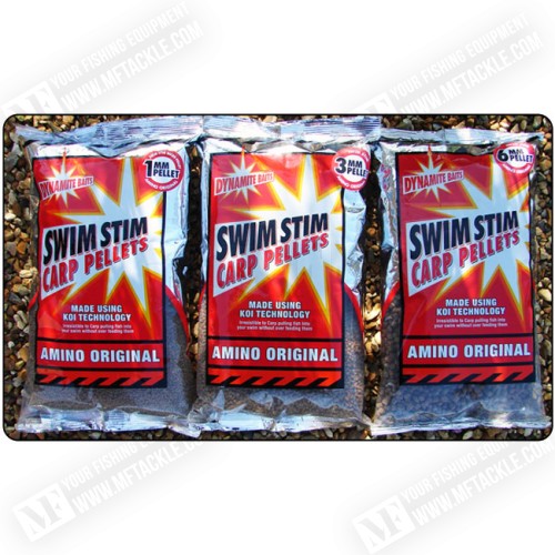 Пелети за хранене - Dynamite Baits Swim Stim Amino Original Carp Pellets 900g_Dynamite Baits