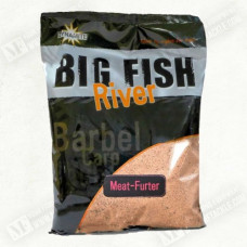 Захранка - DYNAMITE BAITS Big Fish River Meat Furter Groundbait 1.8kg