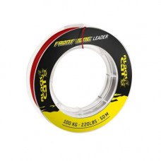 Повод за сом - BLACK CAT Front Zone Leader 50m 100kg 200lbs 1mm Red