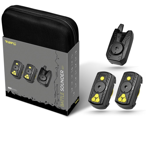 Сигнализатори с централа - BLACK CAT Battle Sounder Set 2+1 Black_Black Cat