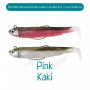 Силиконова примамка - FIIISH Black Minnow No1 Double Combo 2 Jig Heads 4.5g - 2 Lure Bodies 7cm_Fiiish