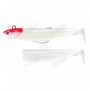 Силиконова примамка - FIIISH Black Minnow No2 Combo Jig Head 20g - 2 Lure Bodies 9cm_Fiiish